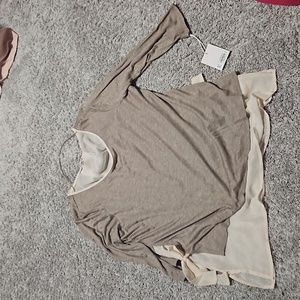 Brand new with tag LC Lauren Conrad 3/4 sleeve top